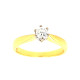 Pre Owned 18ct Diamond Solitaire Ring ZP804